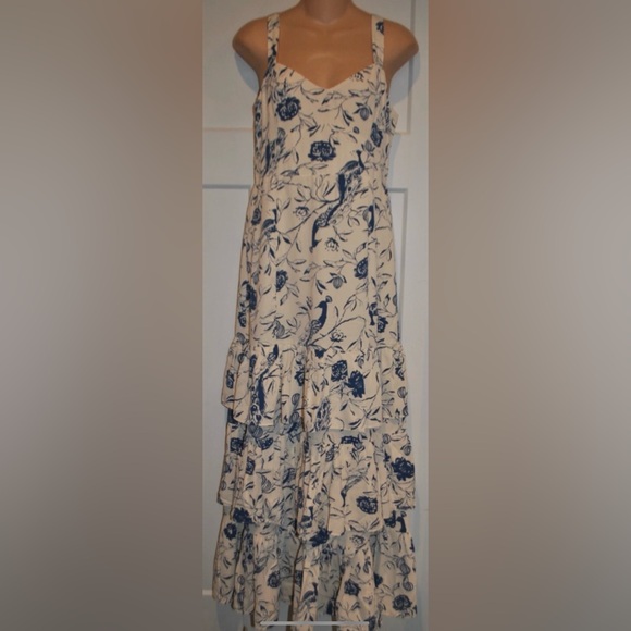 ABERCROMBIE & FITCH Drama Ruffle Tiered Maxi Dress size M NWT $150 - Picture 5 of 10